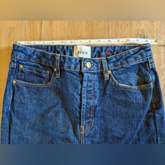SEZANE 🌟 High Rise Slim Jeans Brut size 28 - Picture 9 of 12